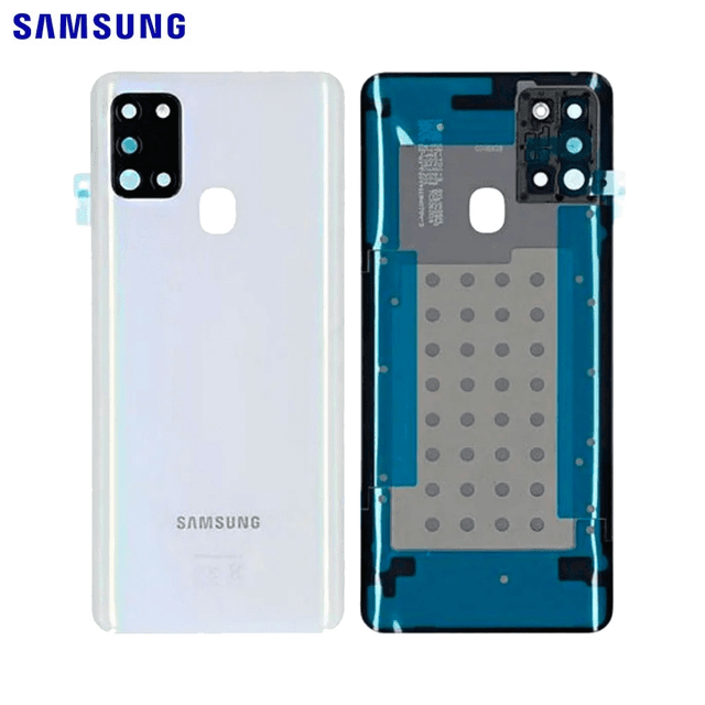 Cache Arrière Original Samsung Galaxy A21S A217F GH82-22780B Blanc Prism