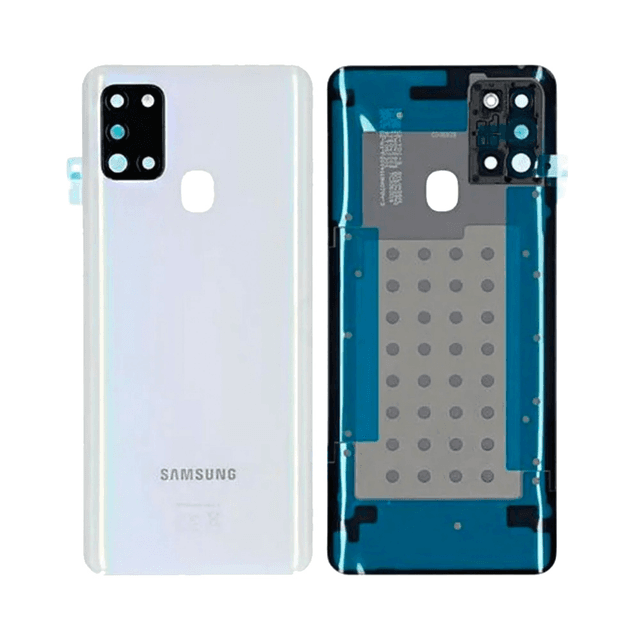 Cache Arrière Premium Samsung Galaxy A21S A217F Blanc Prism
