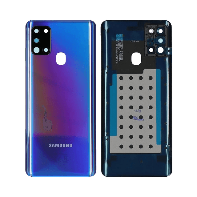 Cache Arrière Premium Samsung Galaxy A21S A217F Bleu Prism
