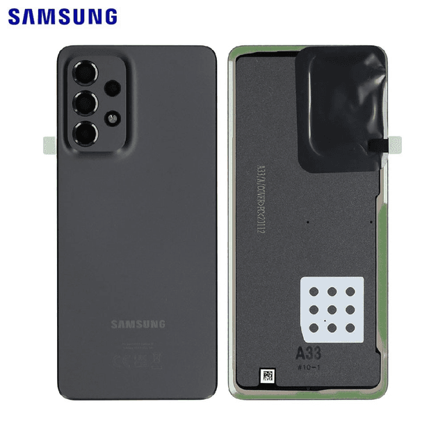 Cache Arrière Original Samsung Galaxy A33 5G A336 GH82-28042A Noir