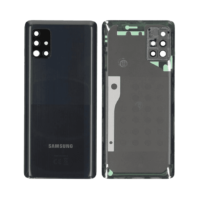Cache Arrière Premium Samsung Galaxy A51 5G A516 Noir Prismatique