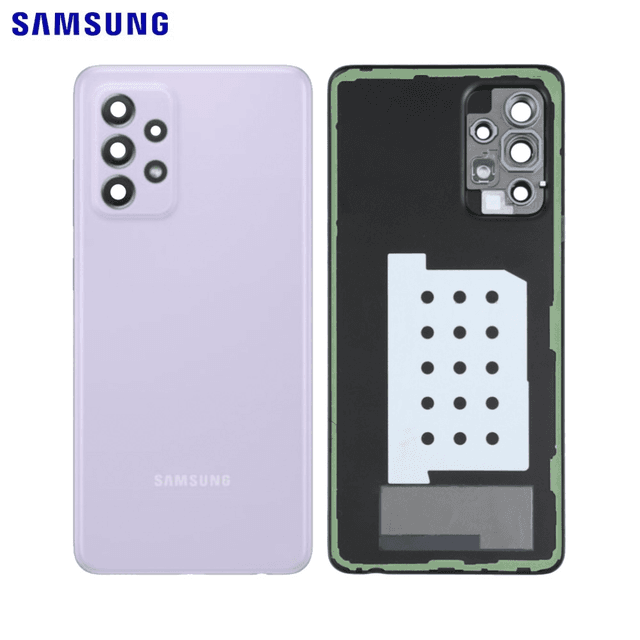Cache Arrière Original Samsung Galaxy A52 5G A526/Galaxy A52 4G A525 GH82-25225C GH82-25227C Awesome Violet