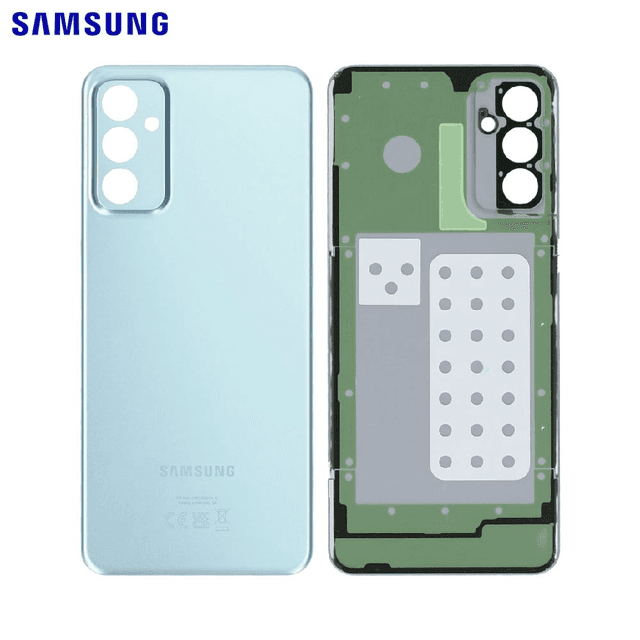 Cache Arrière Original Samsung Galaxy M23 5G M236 GH82-28465C Bleu Clair