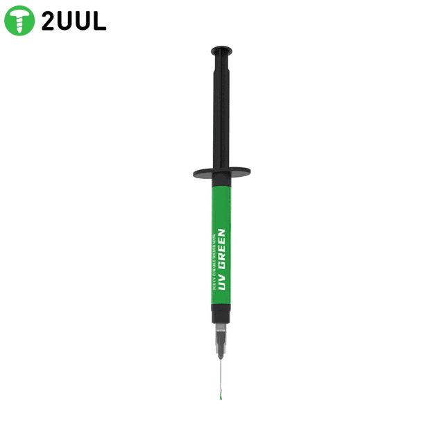 Masque de Soudure UV 2UUL SC53 PCB UV 3ml (en Seringue) Vert