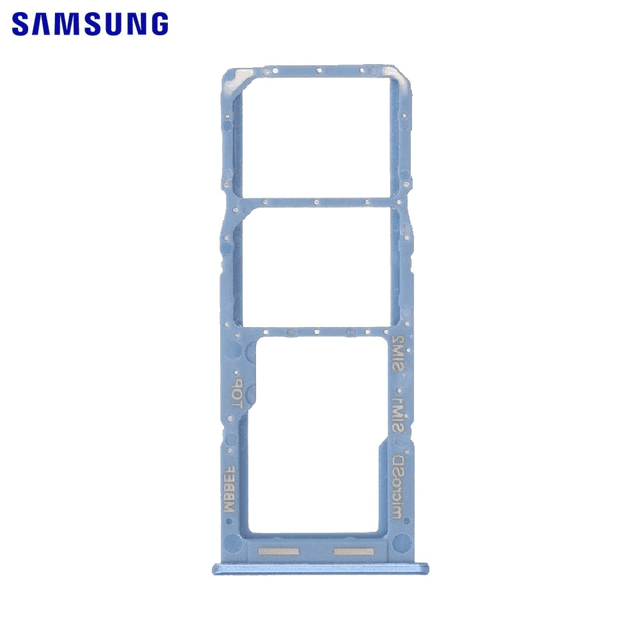 Tiroir SIM Original Samsung Galaxy M22 M225 GH98-46850C Bleu