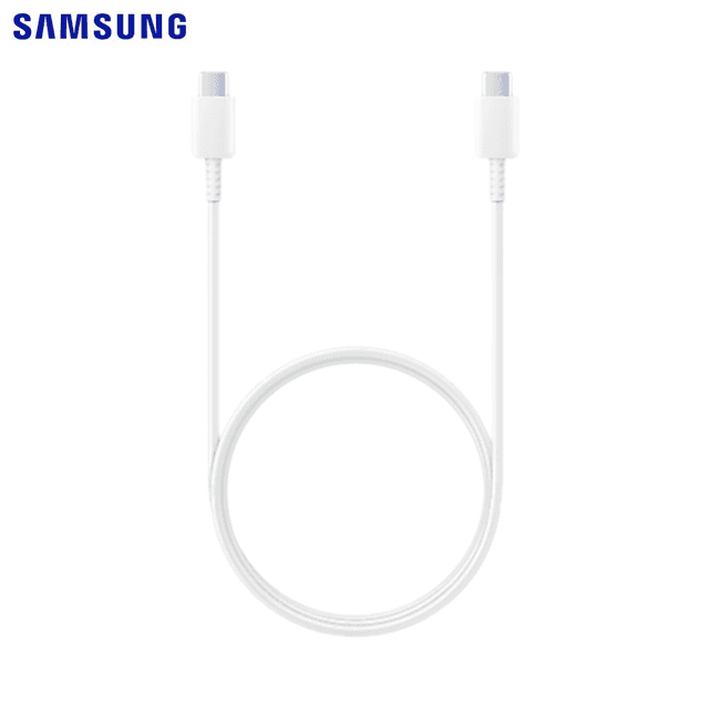 Câble Data Type-C vers Type-C Samsung EP-DA705BWEGWW (1m) Blanc