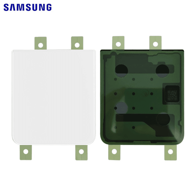 Cache Arrière Original Samsung Galaxy Z Flip 4 5G F721 GH82-29654F Inférieur Blanc