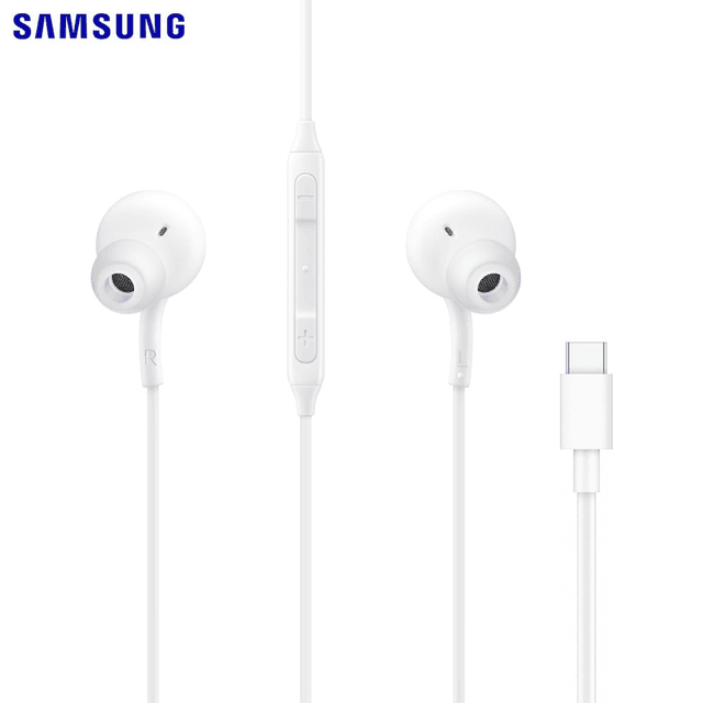 Écouteurs Filaires Type-C Samsung GP-OAU021AMDWW AKG Earphones IC100BW Bulk Blanc
