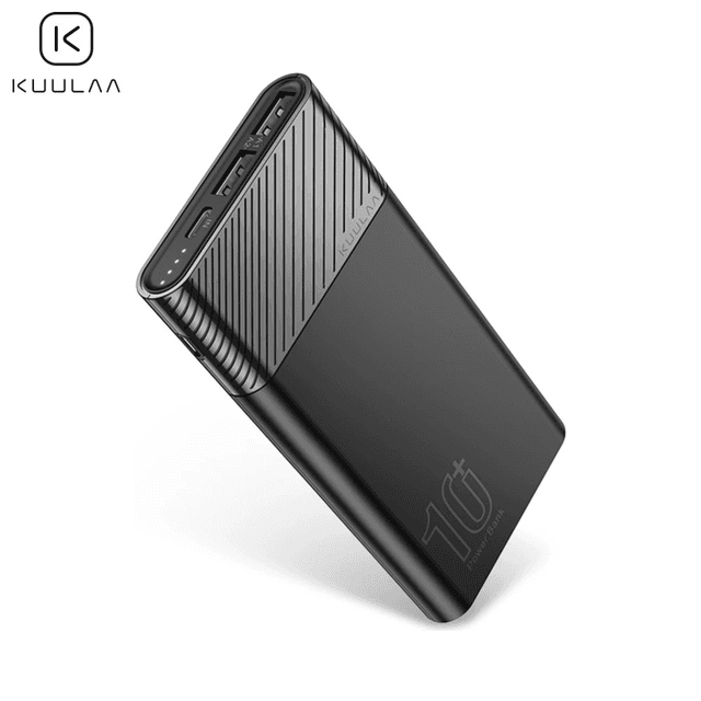 Batterie Externe Power Bank Kuulaa KL-YD11 Regular 10000mAh 10W (2x USB + Type-C) Noir