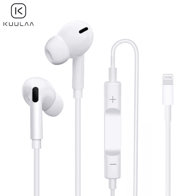 Écouteurs Filaires Lightning Kuulaa KL-O84 (Bluetooth) Blanc
