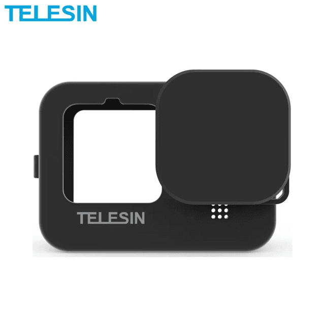 Coque Silicone TELESIN GP-HER-041-BK pour GoPro 11, 10 & 9 Noir