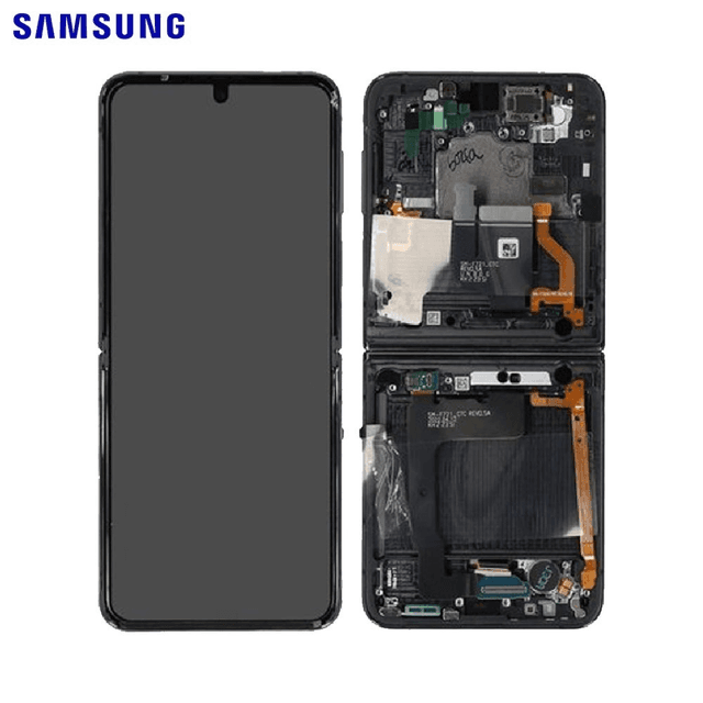 Ecran Tactile Original Samsung Galaxy Z Flip 4 5G F721 GH82-29440A GH82-29441A GH82-30238A GH82-30239A Graphite