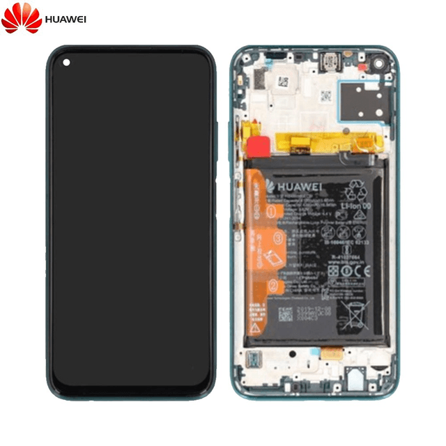 Bloc Écran Complet avec Châssis et Batterie Original Huawei P40 Lite 02353KGA Crush Green
