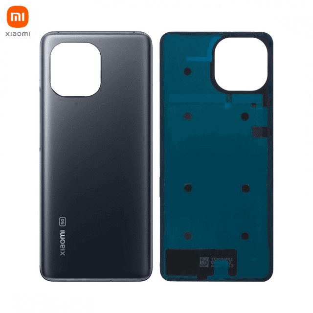 Cache Arrière Original Xiaomi Mi 11 5G 55050000QR4J Gris de Minuit