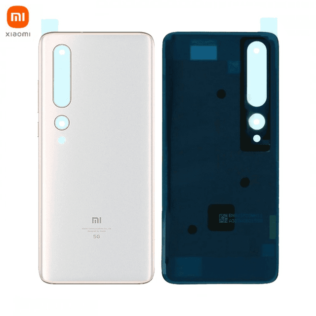 Cache Arrière Original Xiaomi Mi 10 Pro 550500007J1L Blanc Alpin