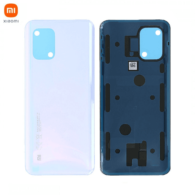 Cache Arrière Original Xiaomi Mi 10 Lite 5G 55050000601Q Blanc Céleste