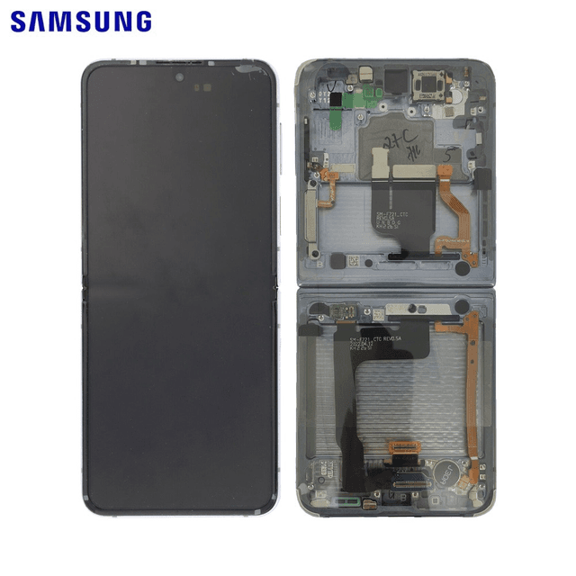 Ecran Tactile Original Samsung Galaxy Z Flip 4 5G F721 GH82-29440D GH82-29441D GH82-30238D GH82-30239D Bleu