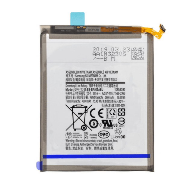 Batterie Premium Samsung Galaxy A20 A205/Galaxy A50 A505/Galaxy A30 A305 EB-BA505ABU