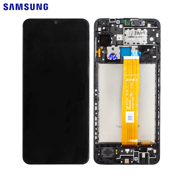 Ecran Tactile Original Samsung Galaxy A12 A125 GH82-24490A GH82-24491A Noir