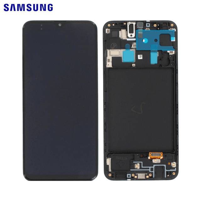 Ecran Tactile Original Samsung Galaxy A20 A205 GH82-19571A GH82-19572A GH82-21250A Noir