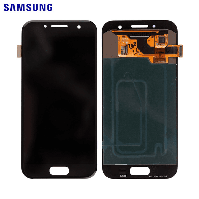 Ecran Tactile Original Samsung Galaxy A3 2017 A320 GH97-19732A GH97-19753A Noir