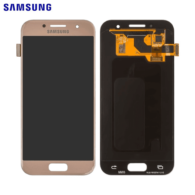 Ecran Tactile Original Samsung Galaxy A3 2017 A320 GH97-19732D GH97-19753D Rose