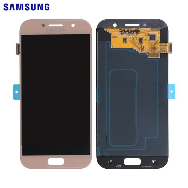 Ecran Tactile Original Samsung Galaxy A5 2017 A520 GH97-19733D GH97-20135D Rose Gold