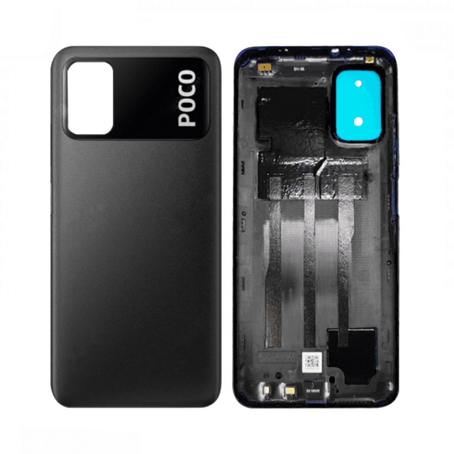 Cache Arrière Premium Xiaomi Poco M3 Noir Intense