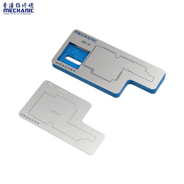 Kit de Pochoirs Rebillage Mechanic 3D pour iPhone X/XS/XS MAX
