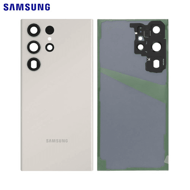Cache Arrière Original Samsung Galaxy S23 Ultra 5G S918 GH82-30400B Crème