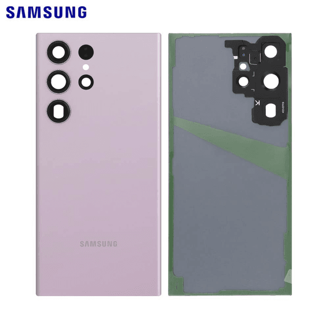 Cache Arrière Original Samsung Galaxy S23 Ultra 5G S918 GH82-30400D Lavander