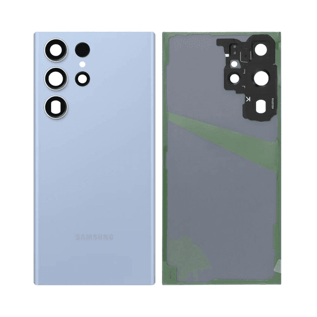 Cache Arrière Premium Samsung Galaxy S23 Ultra 5G S918 Bleu Ciel