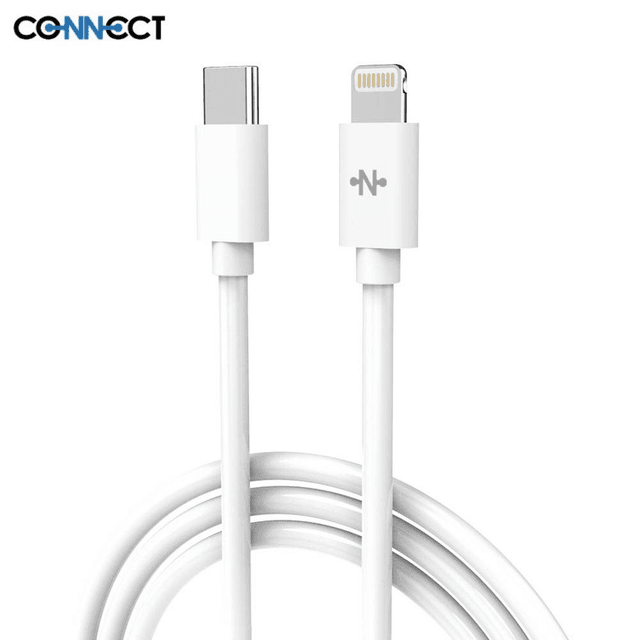 Câble Data Type-C vers Lightning CONNECT MC-CLB2 20W (1m) Blanc