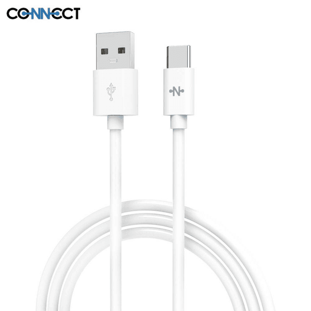 Câble Data USB vers Type-C CONNECT MC-CCB1 15W (1m) Blanc