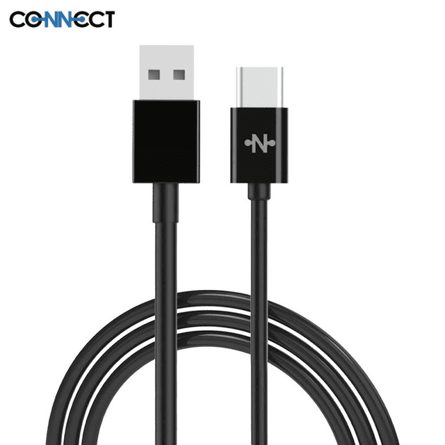 Câble Data USB vers Type-C CONNECT MC-CCN1 15W (1m) Noir