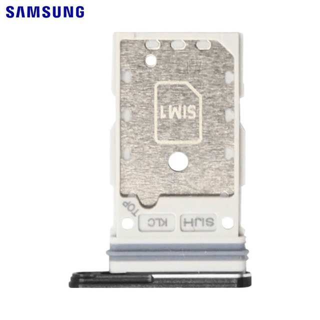 Tiroir SIM Original Samsung Galaxy S22 Ultra S908 GH98-47138A Noir