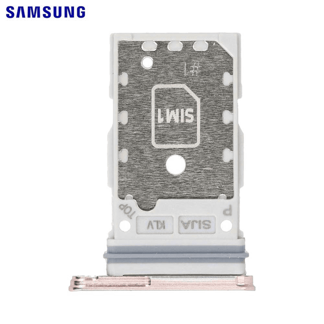 Tiroir SIM Original Samsung Galaxy S22 S901/Galaxy S22 Plus S906 GH98-47086D Rose Gold