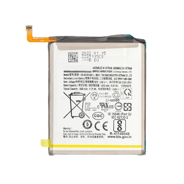 Batterie Premium Samsung Galaxy S20 FE 5G G781/Galaxy S20 FE 4G G780/Galaxy A52 5G A526/Galaxy A52 4G A525/Galaxy A52s 5G A528 EB-BG781ABY