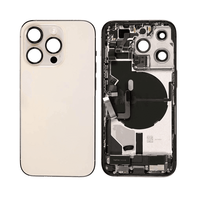Coque de Réparation Complète Aftermarket Apple iPhone 14 Pro Or