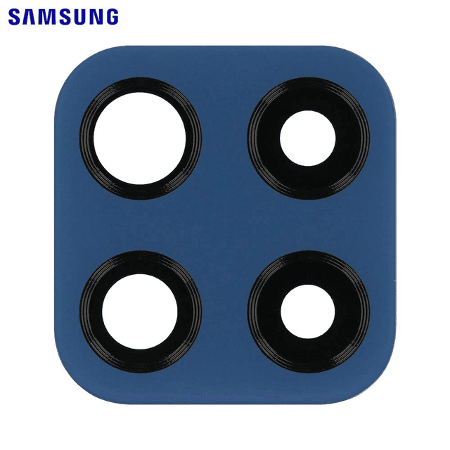 Lentille Original Samsung Galaxy M32 M325 GH64-08458B Bleu