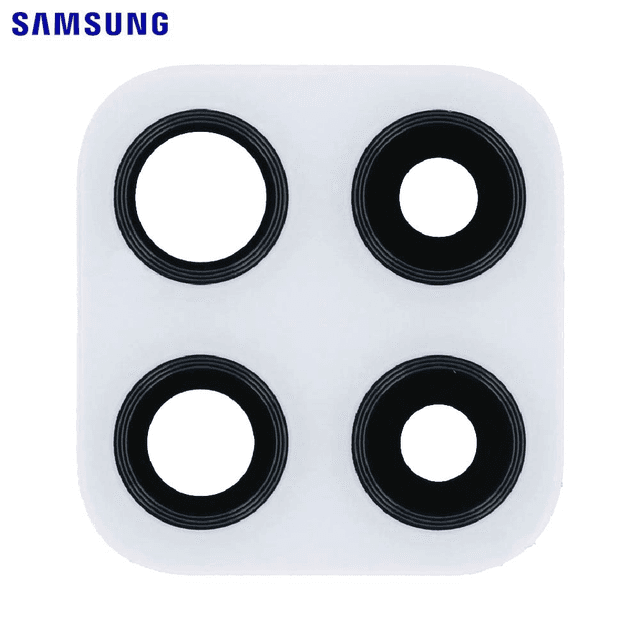 Lentille Original Samsung Galaxy M22 M225 GH64-08567B Blanc