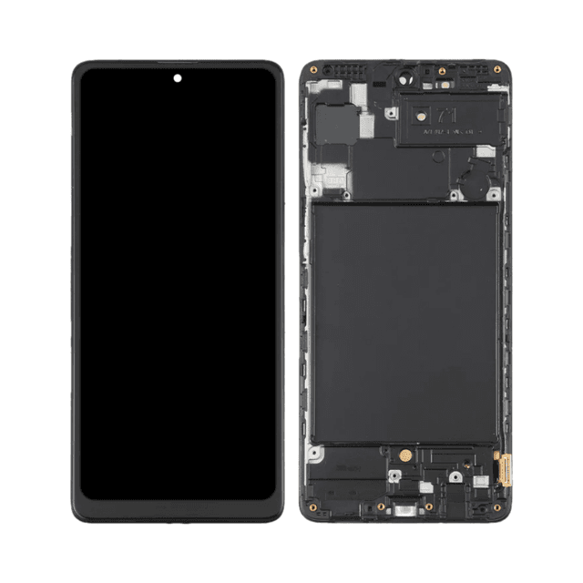 Ecran Tactile Premium avec Châssis Samsung Galaxy A71 A715 Noir