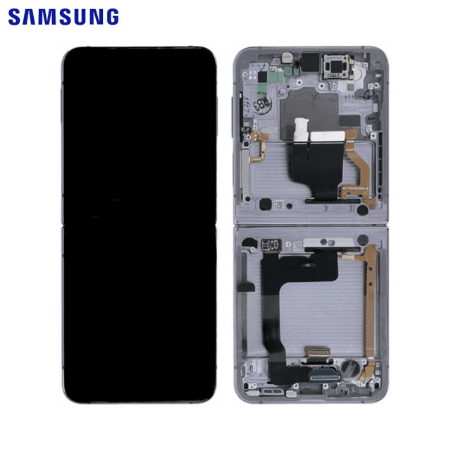 Ecran Tactile Original Samsung Galaxy Z Flip 4 5G F721 GH82-29440F GH82-29441F GH82-30238F GH82-30239F Argent