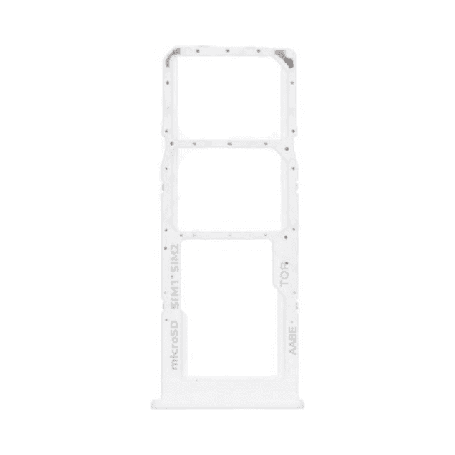 Tiroir Sim Premium Samsung Galaxy A12 A125/Galaxy A12 Nacho A127 Blanc
