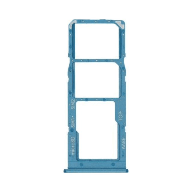Tiroir Sim Premium Samsung Galaxy A12 A125/Galaxy A12 Nacho A127 Bleu