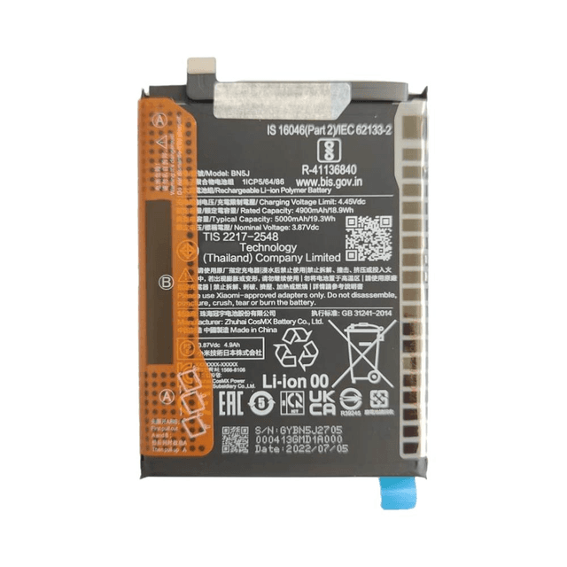 Batterie Premium Xiaomi POCO X5 5G/Redmi Note 12 5G BN5J