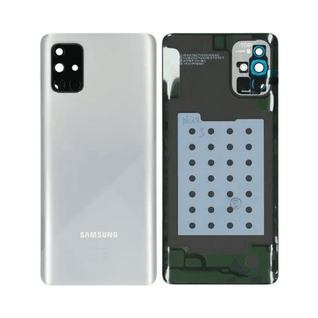 Cache Arrière Premium Samsung Galaxy A71 A715 Argent Prismatique