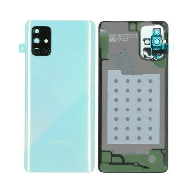 Cache Arrière Premium Samsung Galaxy A71 A715 Bleu Prismatique