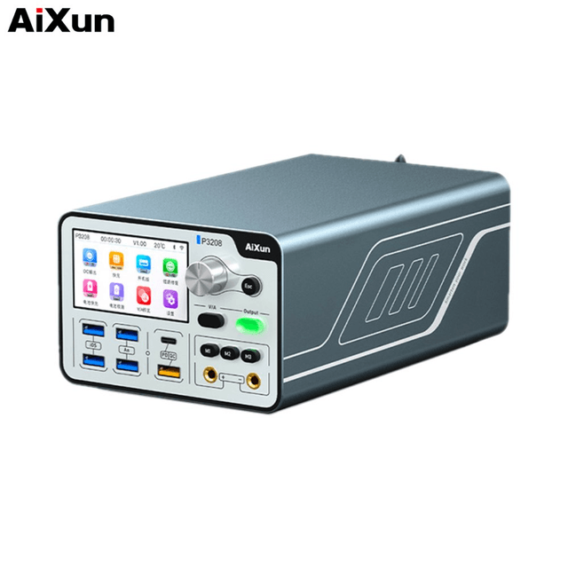 Alimentation Stabilisée AiXun P3208 Intelligente (avec Câble iPhone 7 à 14 Series) 32V/8A