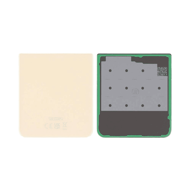 Cache Arrière Premium Samsung Galaxy Z Flip 3 5G F711 (Inférieur) Crème